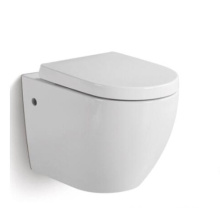 Parede de cerâmica Hung Rimless Toilet